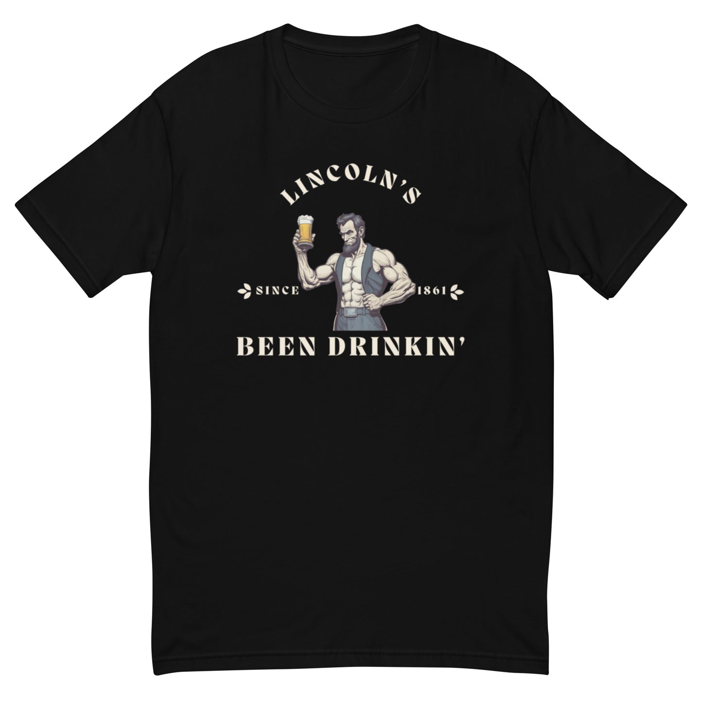 Drink With Abe Short Sleeve T-shirt
