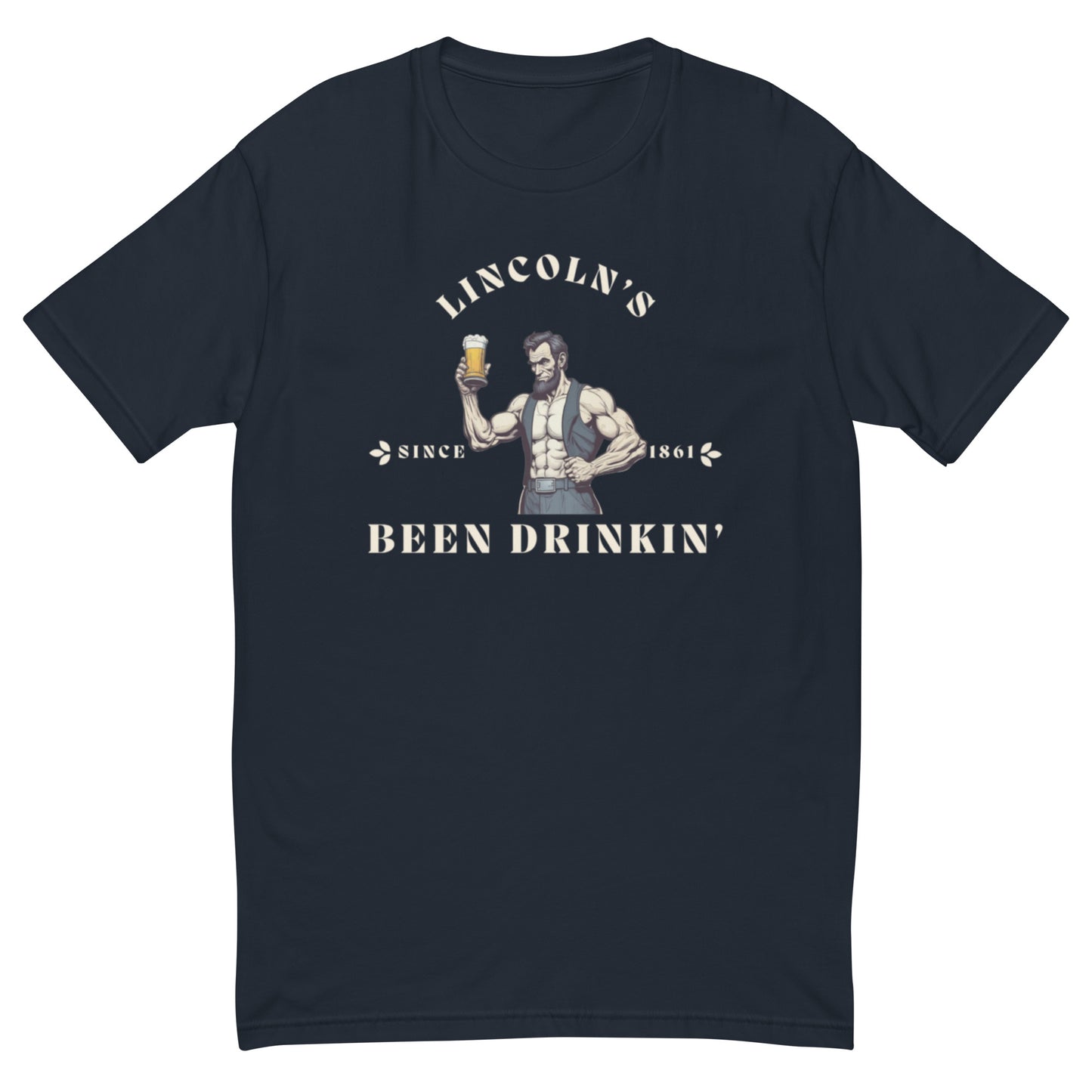 Drink With Abe Short Sleeve T-shirt