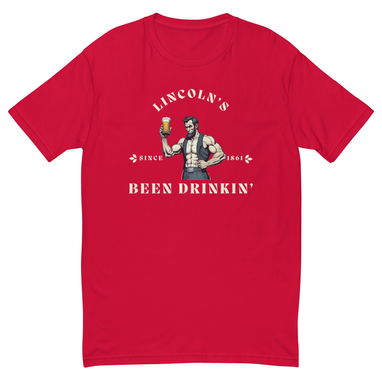 Drink With Abe Short Sleeve T-shirt