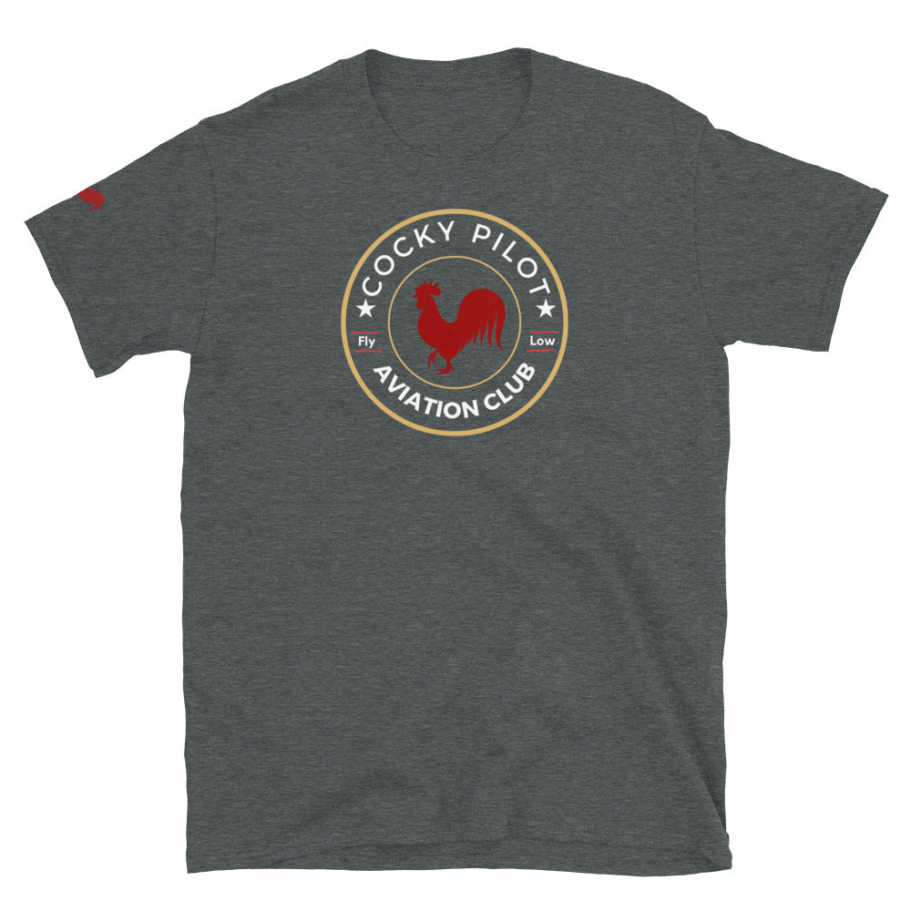 Cocky Pilot Club Short-Sleeve Unisex T-Shirt