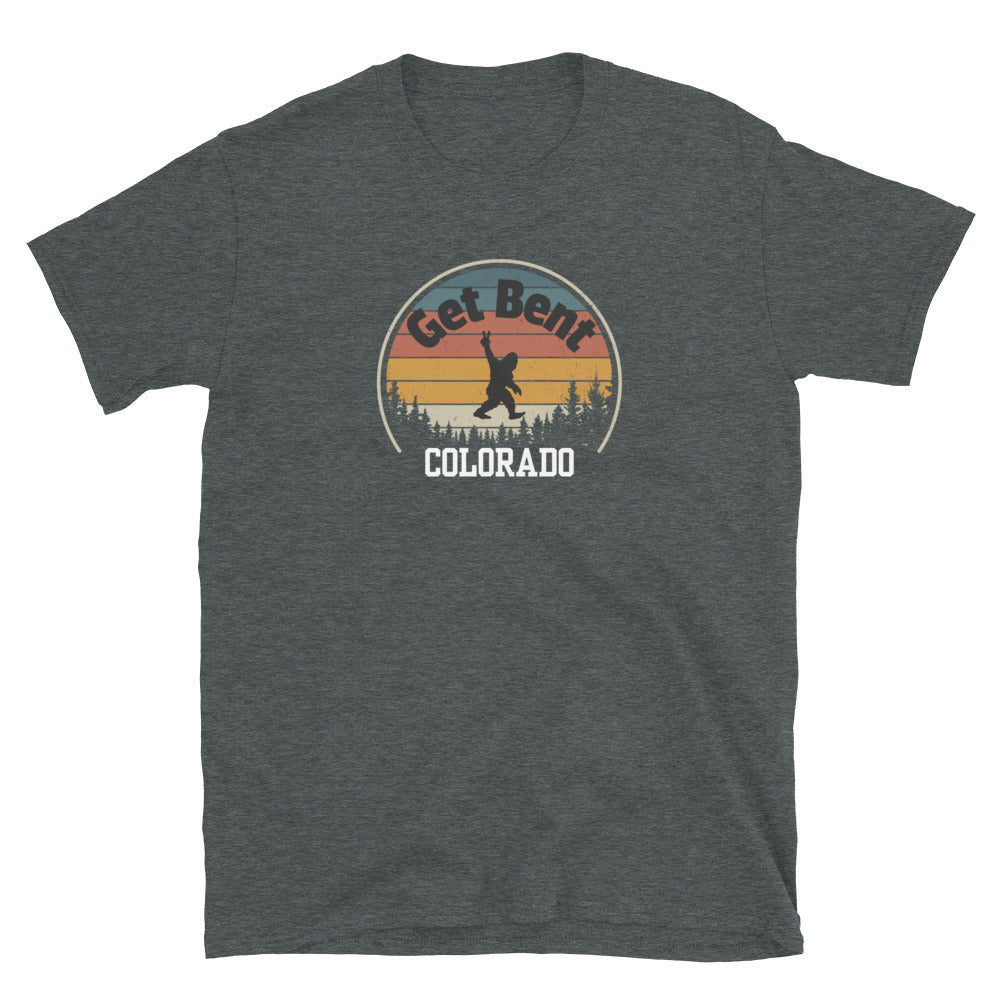 Get Bent Sasquatch Short-Sleeve Unisex T-Shirt