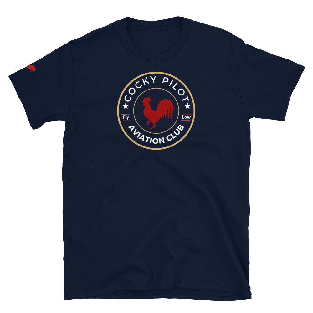 Cocky Pilot Club Short-Sleeve Unisex T-Shirt