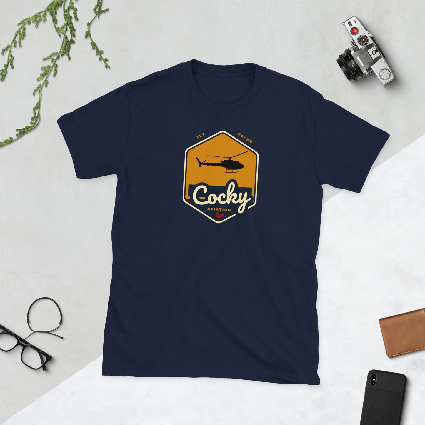 Fly Cocky 350 Short-Sleeve Unisex T-Shirt