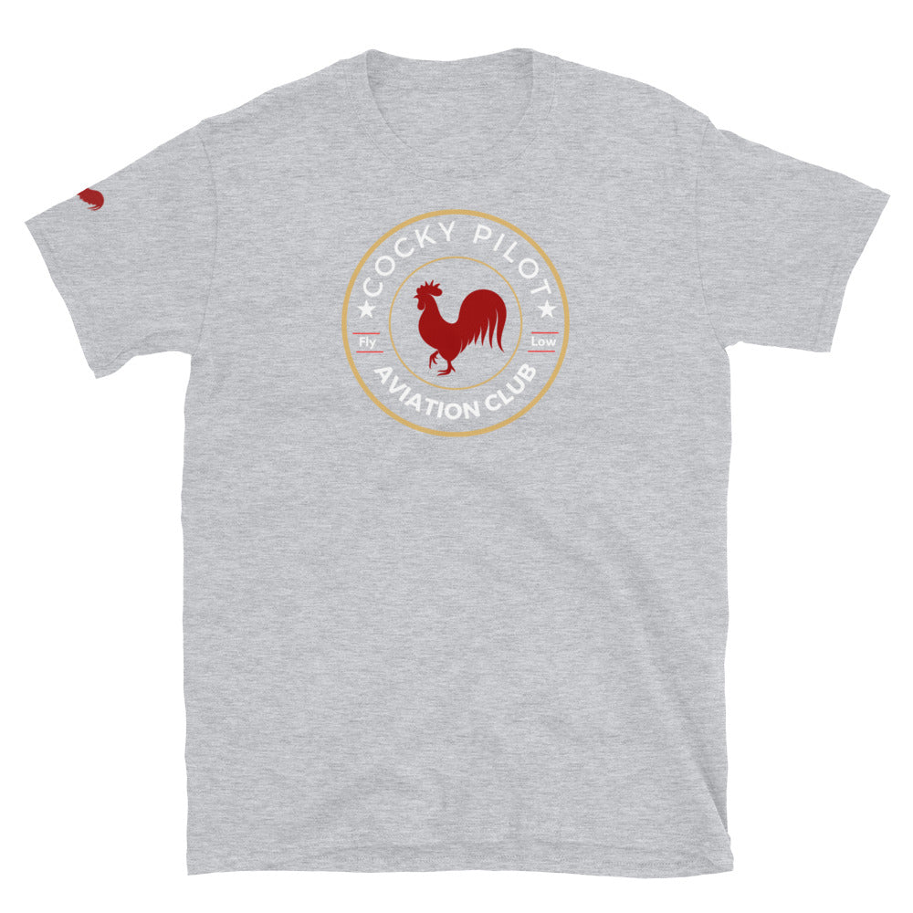 Cocky Pilot Club Short-Sleeve Unisex T-Shirt