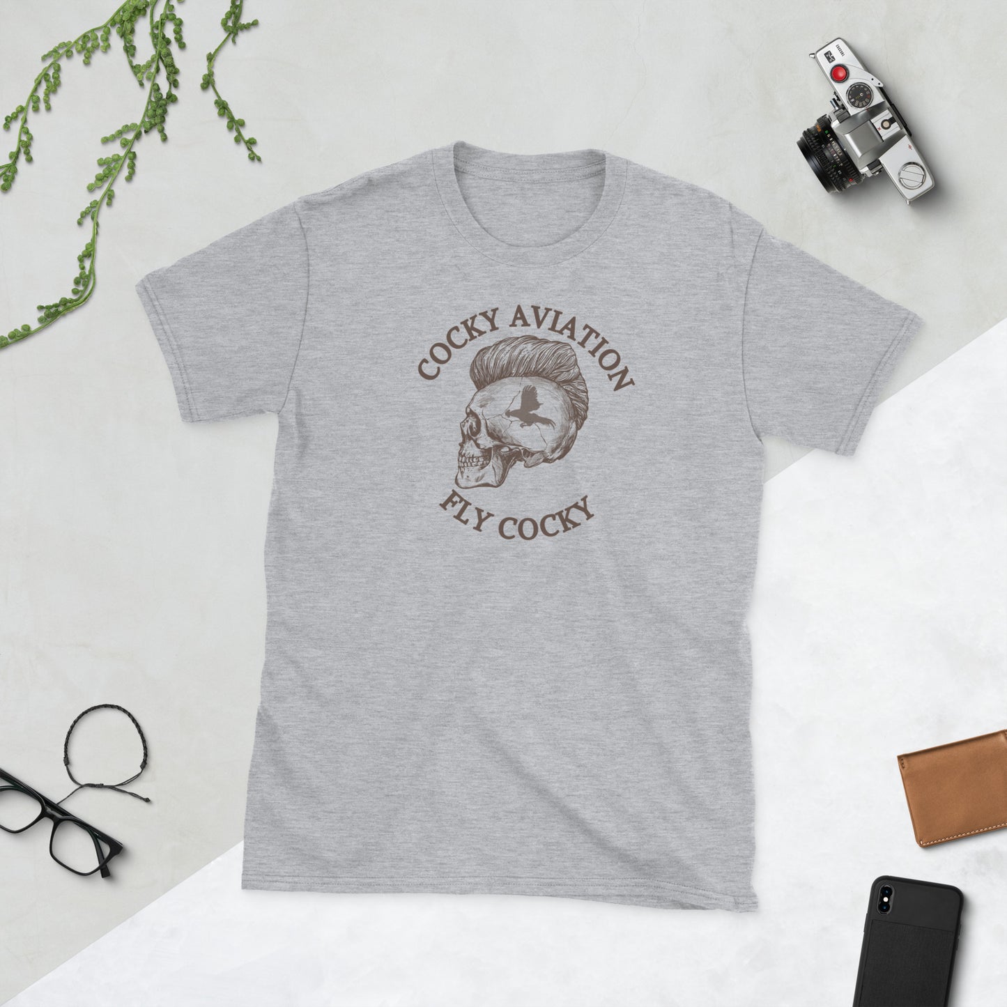 Fly Cocky On The Mind Short-Sleeve Unisex T-Shirt