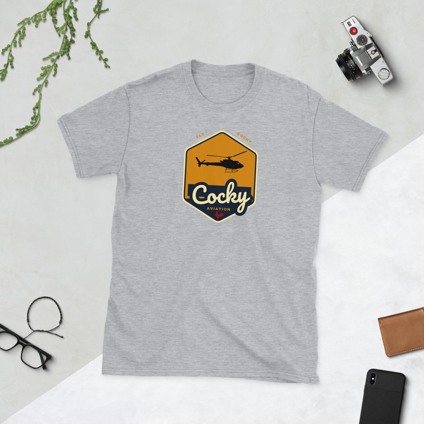 Fly Cocky 350 Short-Sleeve Unisex T-Shirt