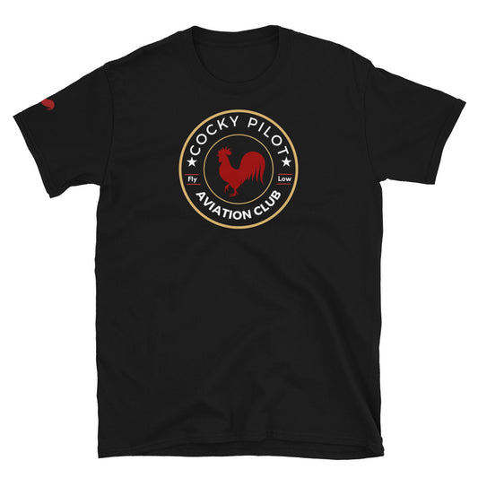 Cocky Pilot Club Short-Sleeve Unisex T-Shirt